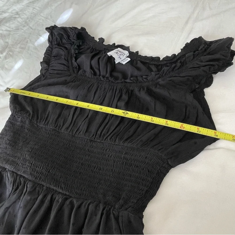 Princess Polly Elegant Black Ruffle Festival Boho‎ Romper Dress